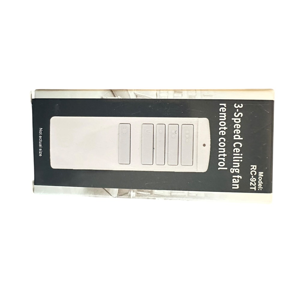 RC92T Ceiling Fan Remote Control 3 Speed High Medium‎ Low Light Control